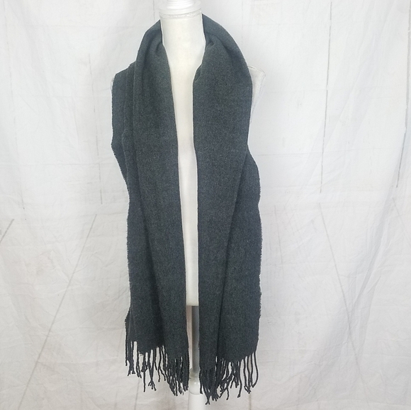 H&M gray long men's scarf - Picture 1 of 9